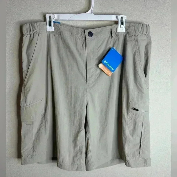 Columbia Men's Athletic Shorts - Tan - Picture 1 of 4